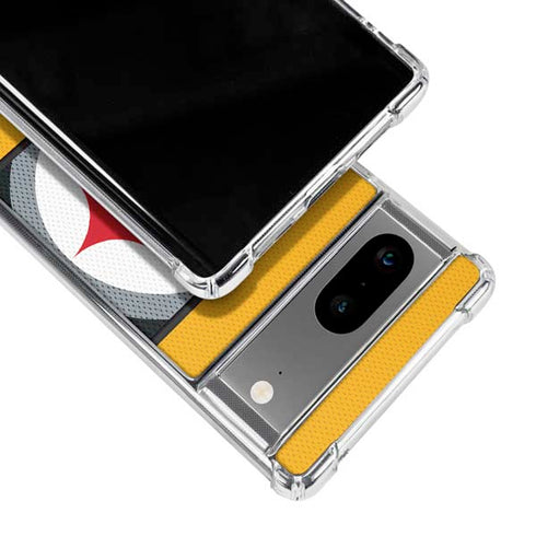 NFL Pittsburgh Steelers Zone Block Google Pixel 7a Clear Case